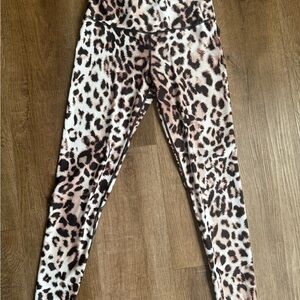 Leopard high waist print legging XS